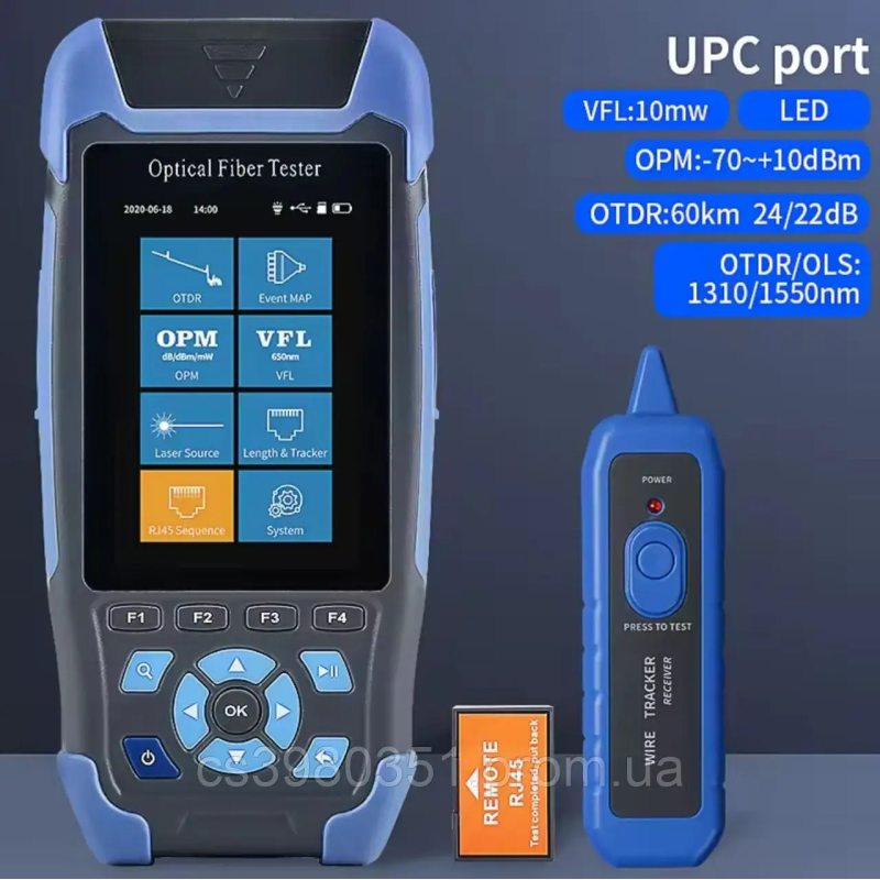 Оптичний портативний рефлектометр OTDR Novker NK3200D