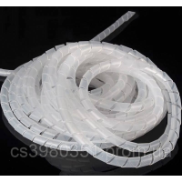 ﻿﻿﻿﻿﻿﻿﻿﻿Спіральна обв“язка для проводів (монтажна спіраль) 6 мм (бухта 10 м) колір: прозорий