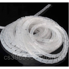 ﻿﻿﻿﻿﻿﻿﻿﻿Спіральна обв“язка для проводів (монтажна спіраль) 6 мм (бухта 10 м) колір: прозорий