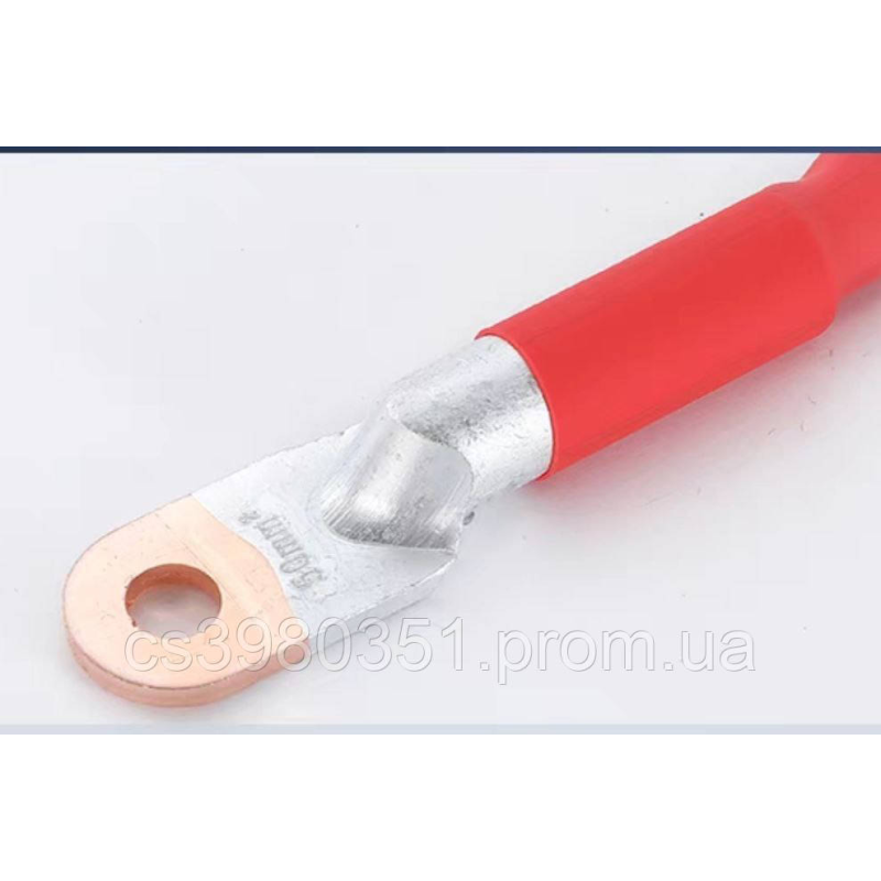 Термозбіжна трубка з клеєм 12.7 мм, W-1-SB(3:1), 1м червона