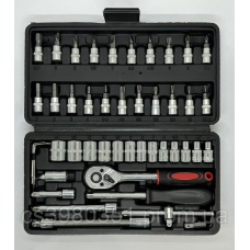 Набір інструментів Wrench Socket Set New Tools 46 предметів у кейсі