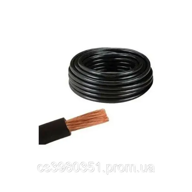 Провід EV силовий для високовольтних систем накопичення енерії TRIUMPHCABLE TPE 1500V 25мм2, чорний 1м