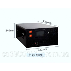 Акумулятор LiFePO4 EXLIPORC 16S 280Ah 15KW