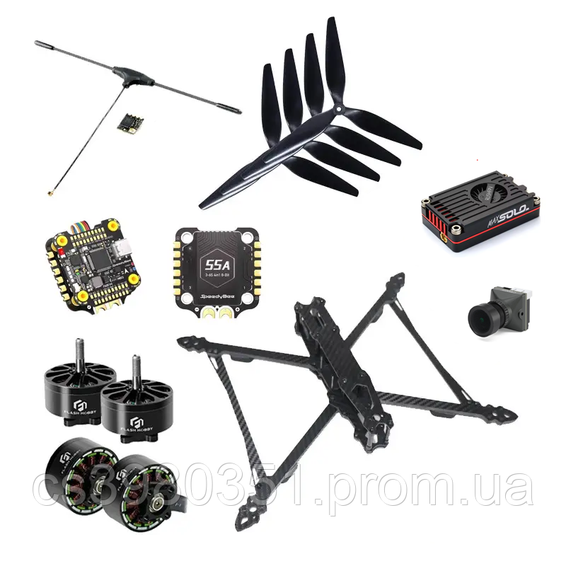 Комплект для збірки FPV квадрокоптера 10 дюймів