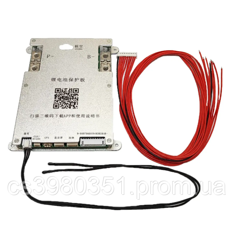 BMS 200A 4S-8S Lifepo4/Li-ion/LTO з активним балансуванням 2A та Bluetooth (JK-B2A8S20P)