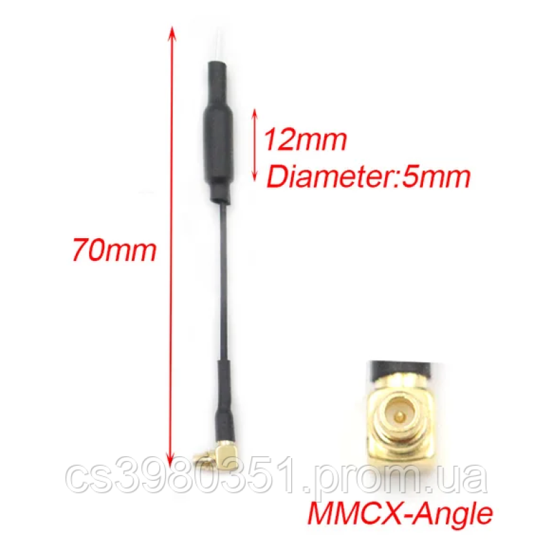 Антена всенаправлена ​​лінійна MMCX для частоти 5.8G