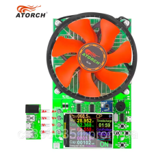 Електронне навантаження ATORCH DL24 150Вт 200В 20А Bluetooth USB тестер эмності батарей