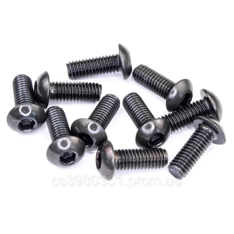 Гвинт М3х8 з напівкруглою головкою і внутрішнім шестигранником (HEX 2) 50шт
