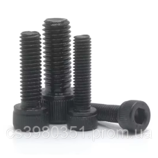 Гвинт М3х10 з циліндричною головкою і внутрішнім шестигранником (HEX 2.5) чорний 50шт