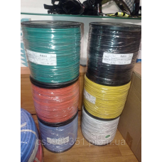 28AWG Провід мідний багатожильний у силіконовій ізоляції 0.08 mm2 (16/0.08)  бухта 1500м